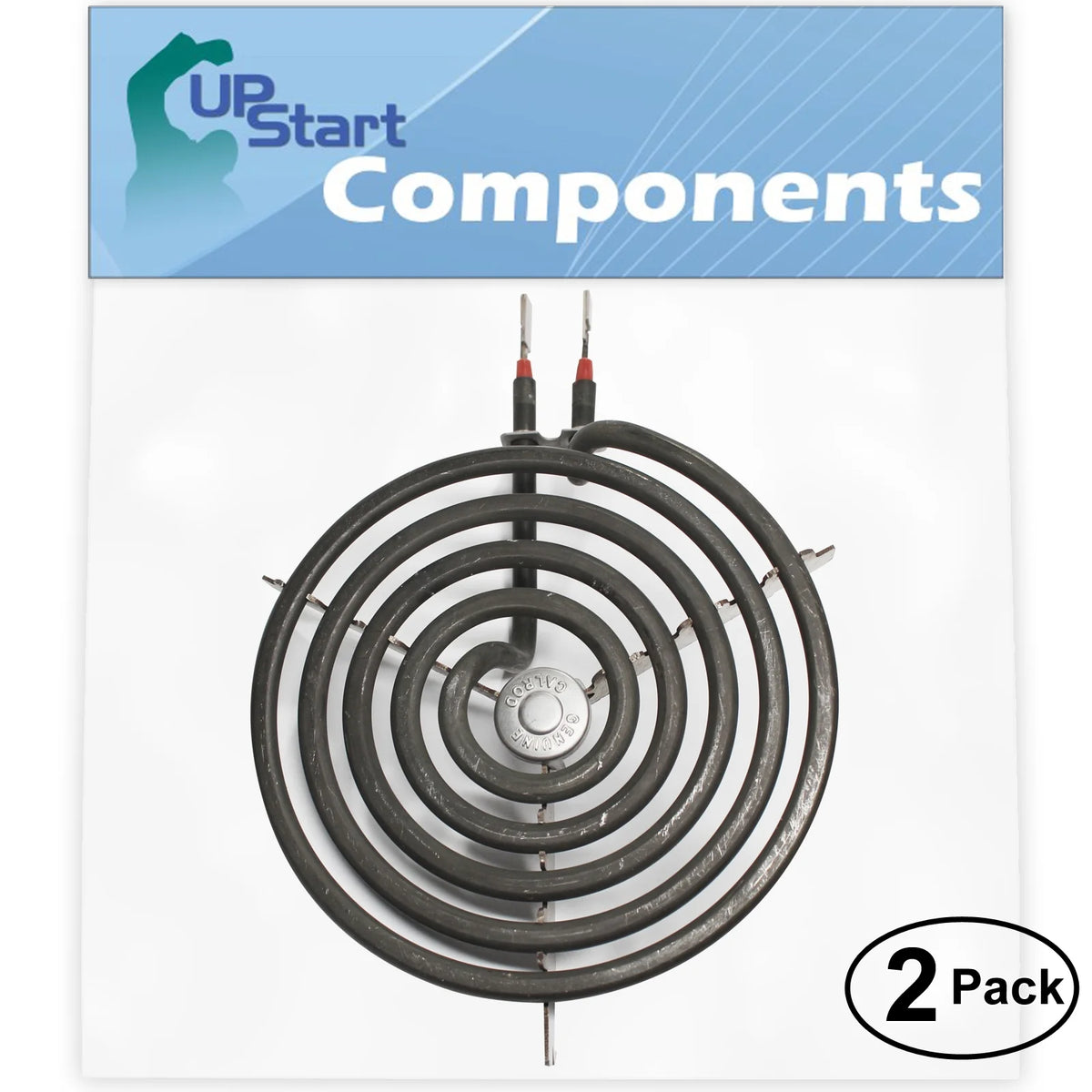 2-Pack 6 inch 5 Turns Surface Burner Element for Range Stove Cooktop U34118