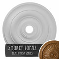 26 1/2x22OD x 3 5/8x22ID x 1 1/2x22P Ceiling Medallion Hand-Painted Smokey Topaz J854