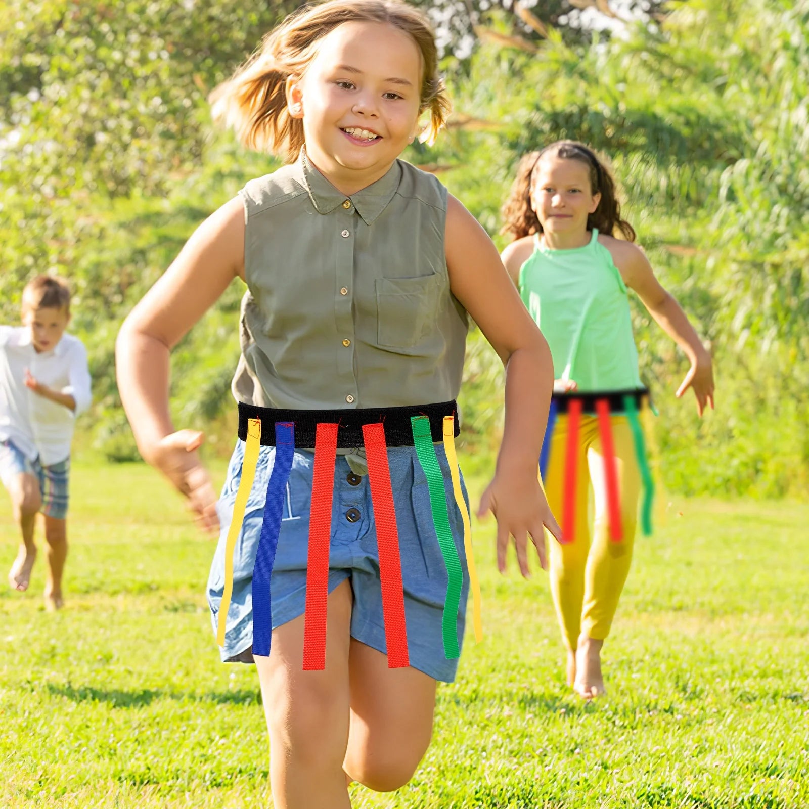 Outdoor Games Catch Tail Belt Sports Toys D597377