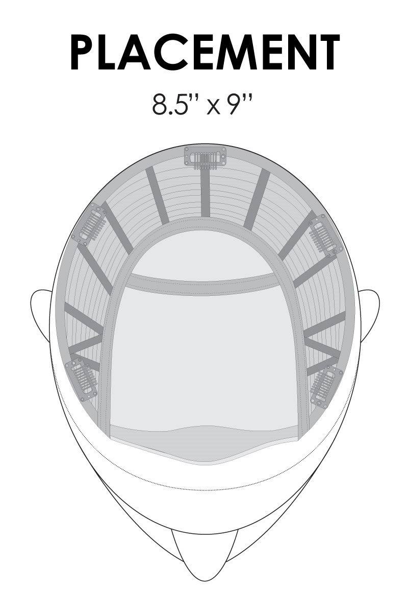 Synthetic 12x22 Hair Toppers C880794