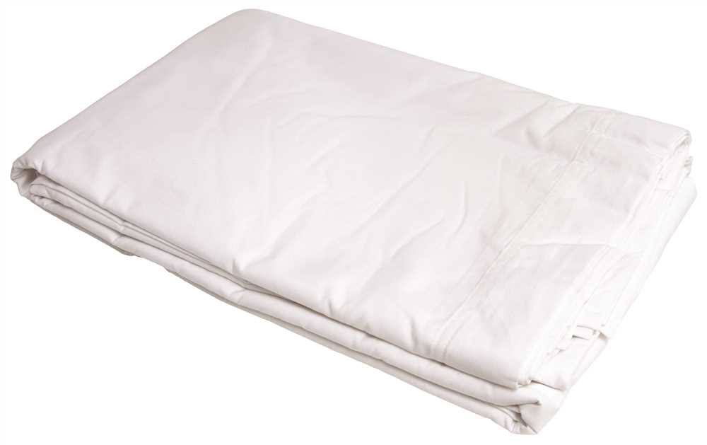 White Queen Size Percale Flat Bed Sheets R338