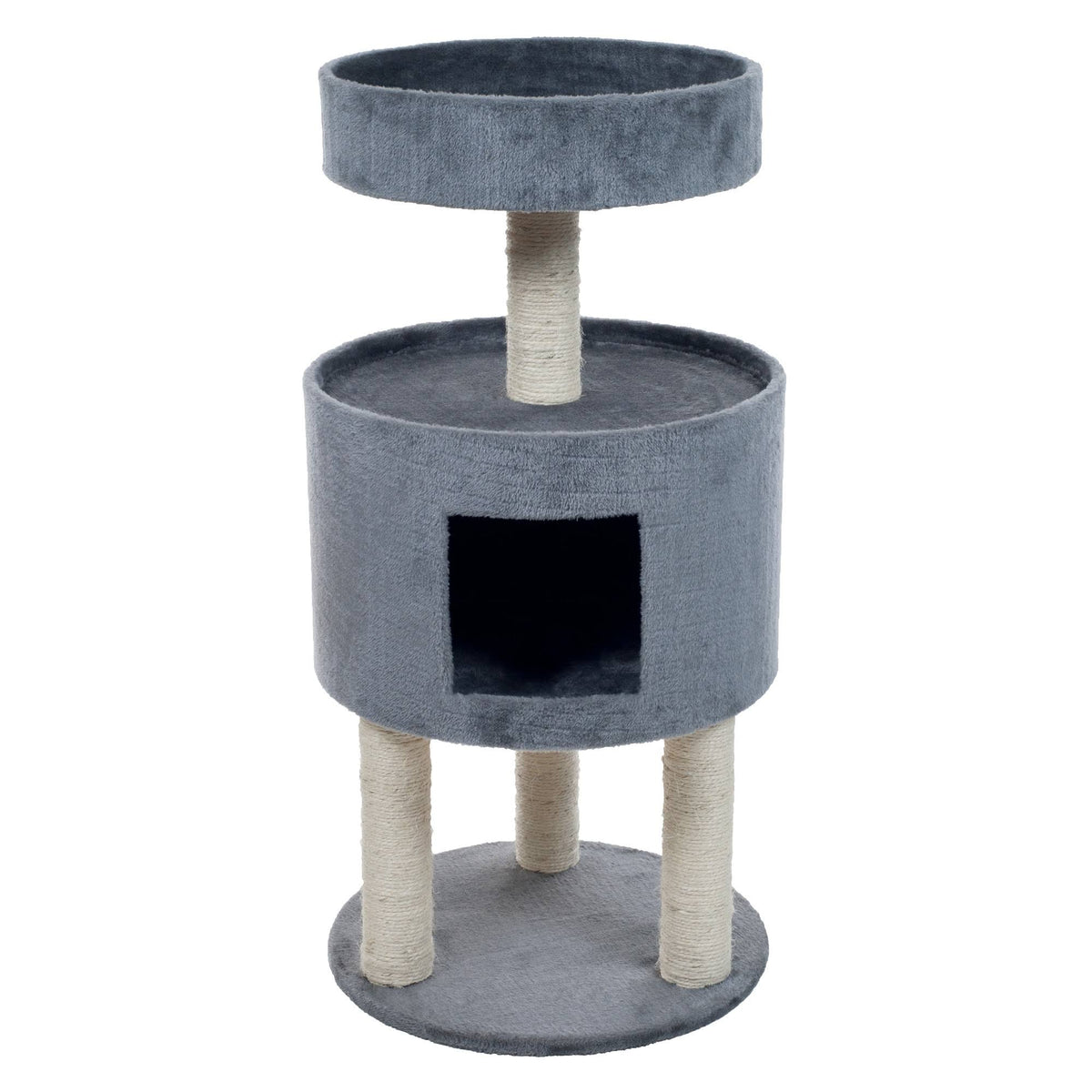 Grey Kitty Cat Condo U5998