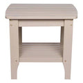 Gray Stone Wooden Side Table B32767