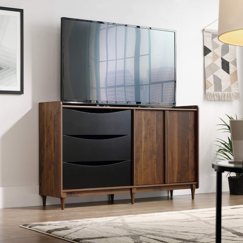 Entertainment Credenza, Grand Walnut finish T9267