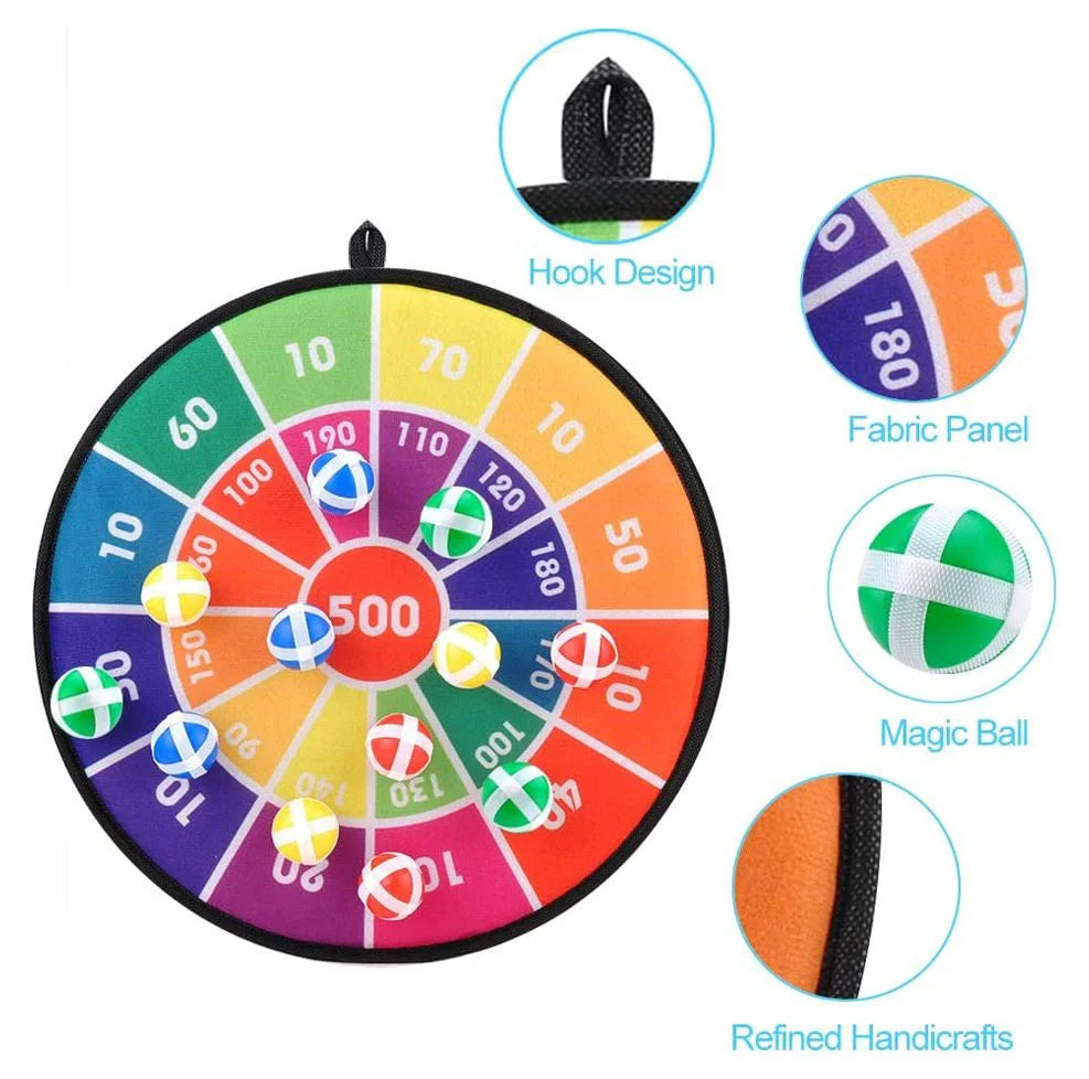 Safe Dart Board Game Set with 16 Sticky Balls C4405