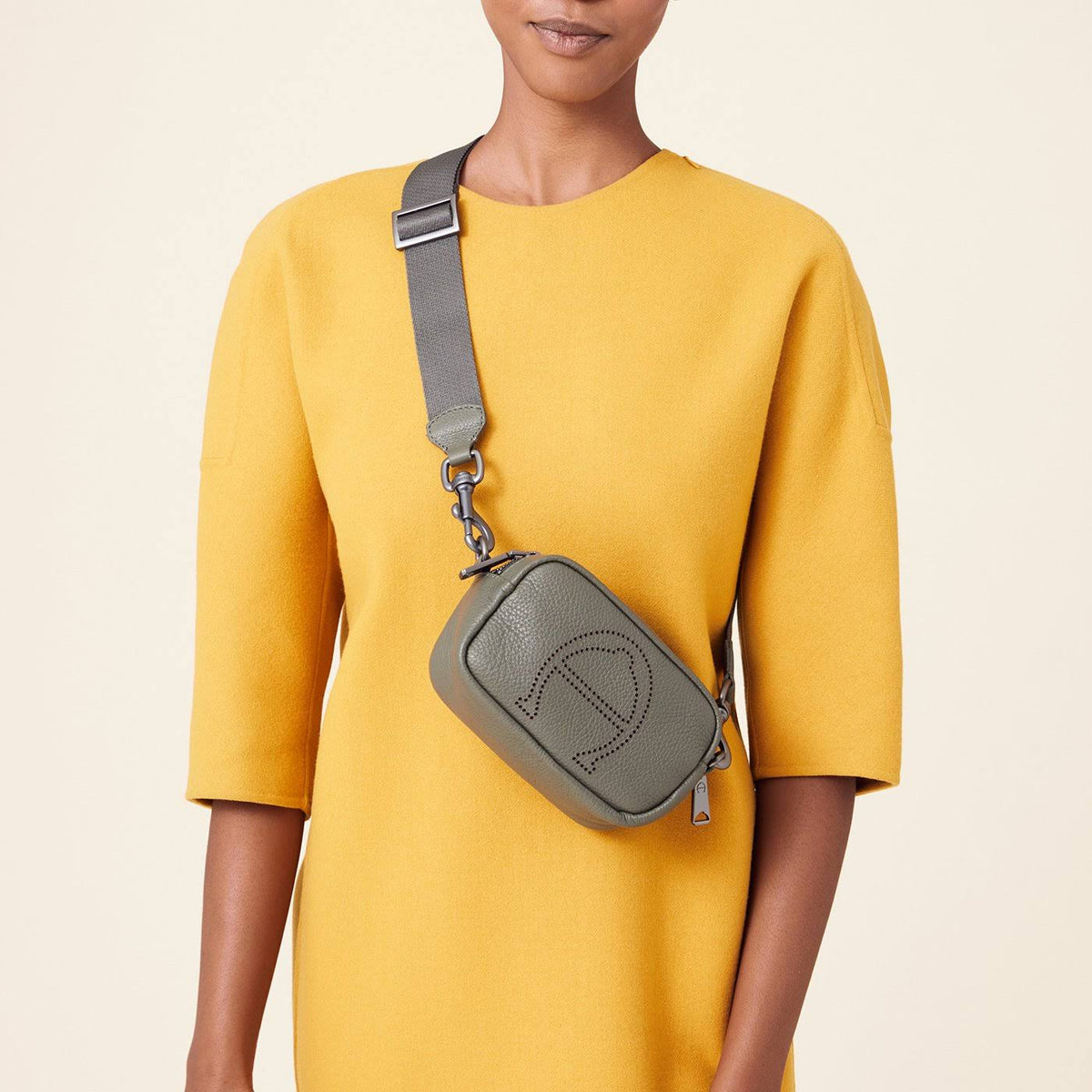 Army Green Mini Camera Crossbody W864488