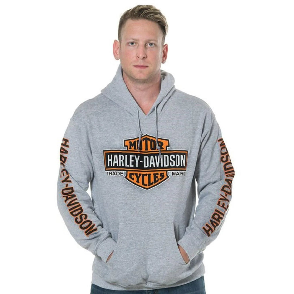 Gray Pullover Hooded Sweatshirt N571745