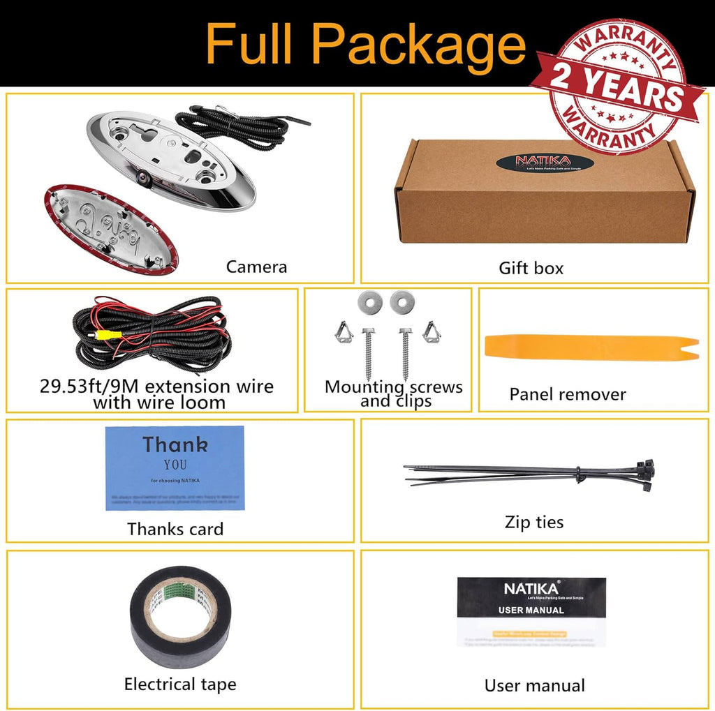 Backup Camera with Starlight Night Vision Waterproof HD Q204522