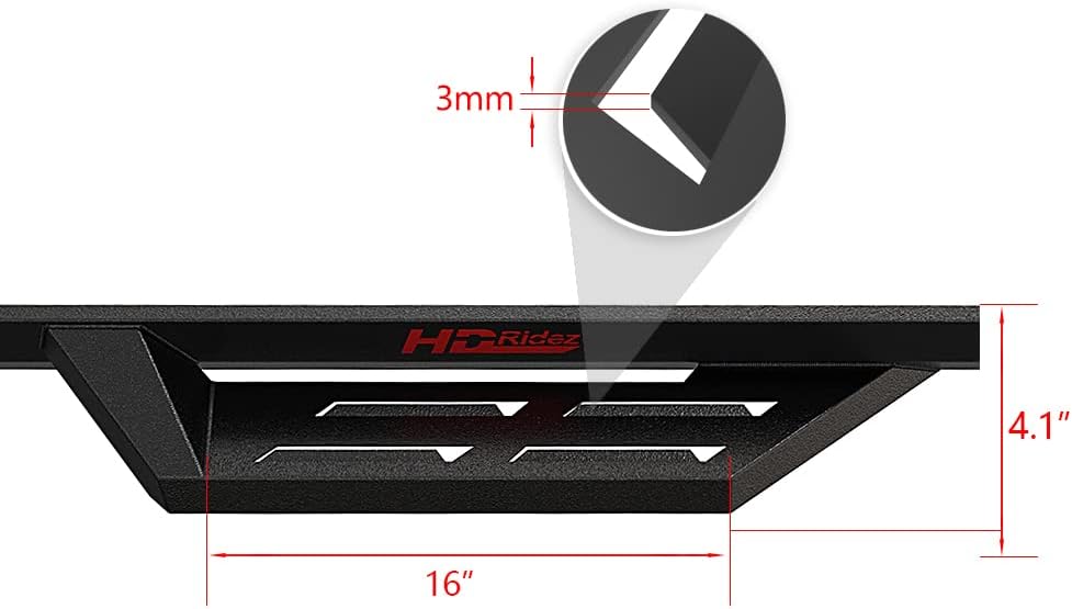 Steel Drop Down Style Running Boards B550271