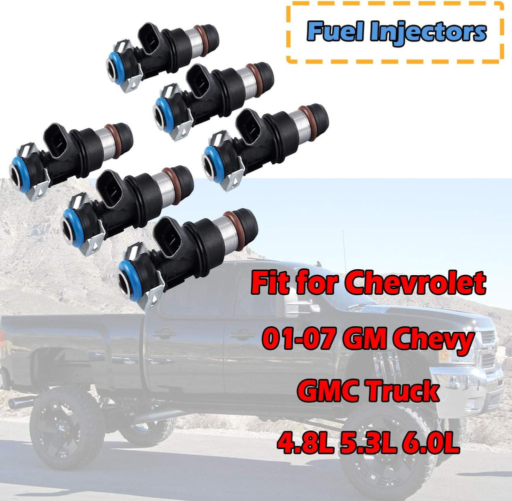 8pcs Fuel Injectors 4 Hole Flow Matched F517