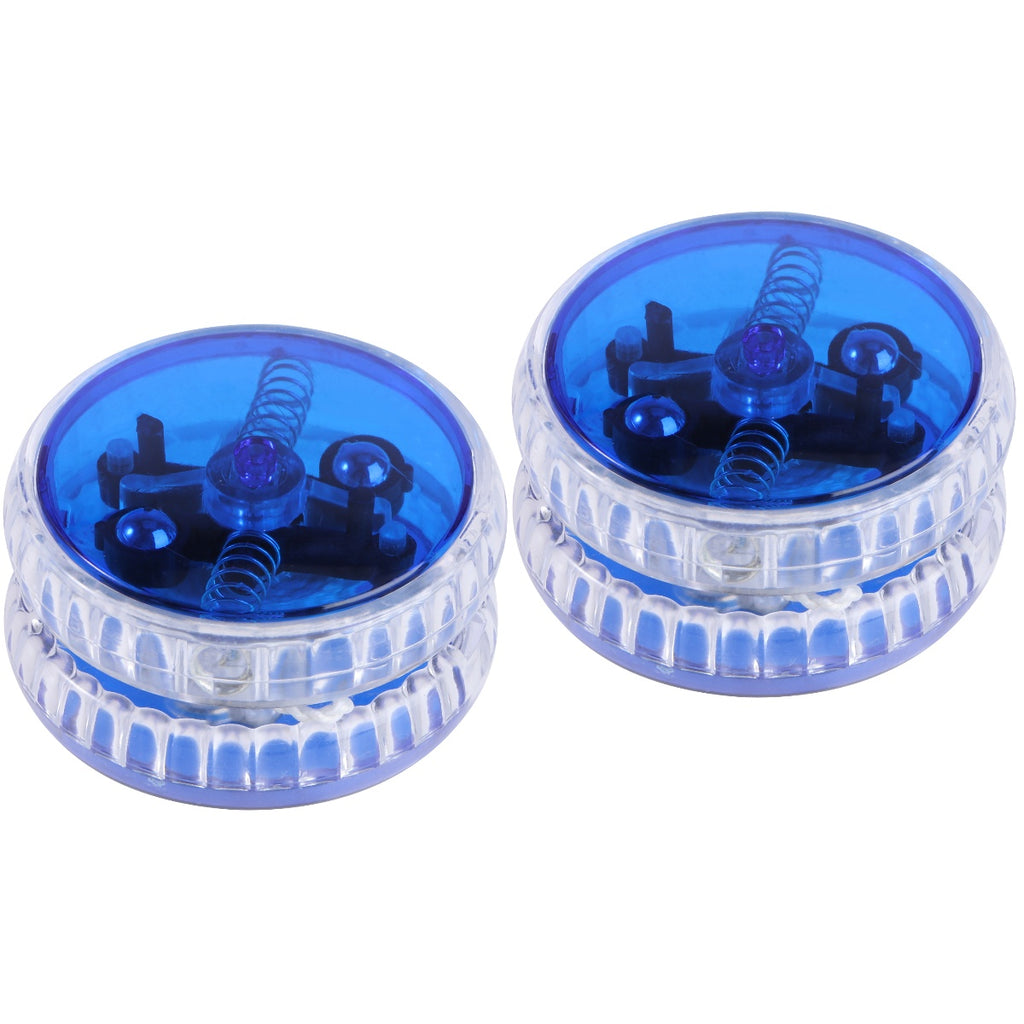 Blue LED Luminous Yoyo with String J452