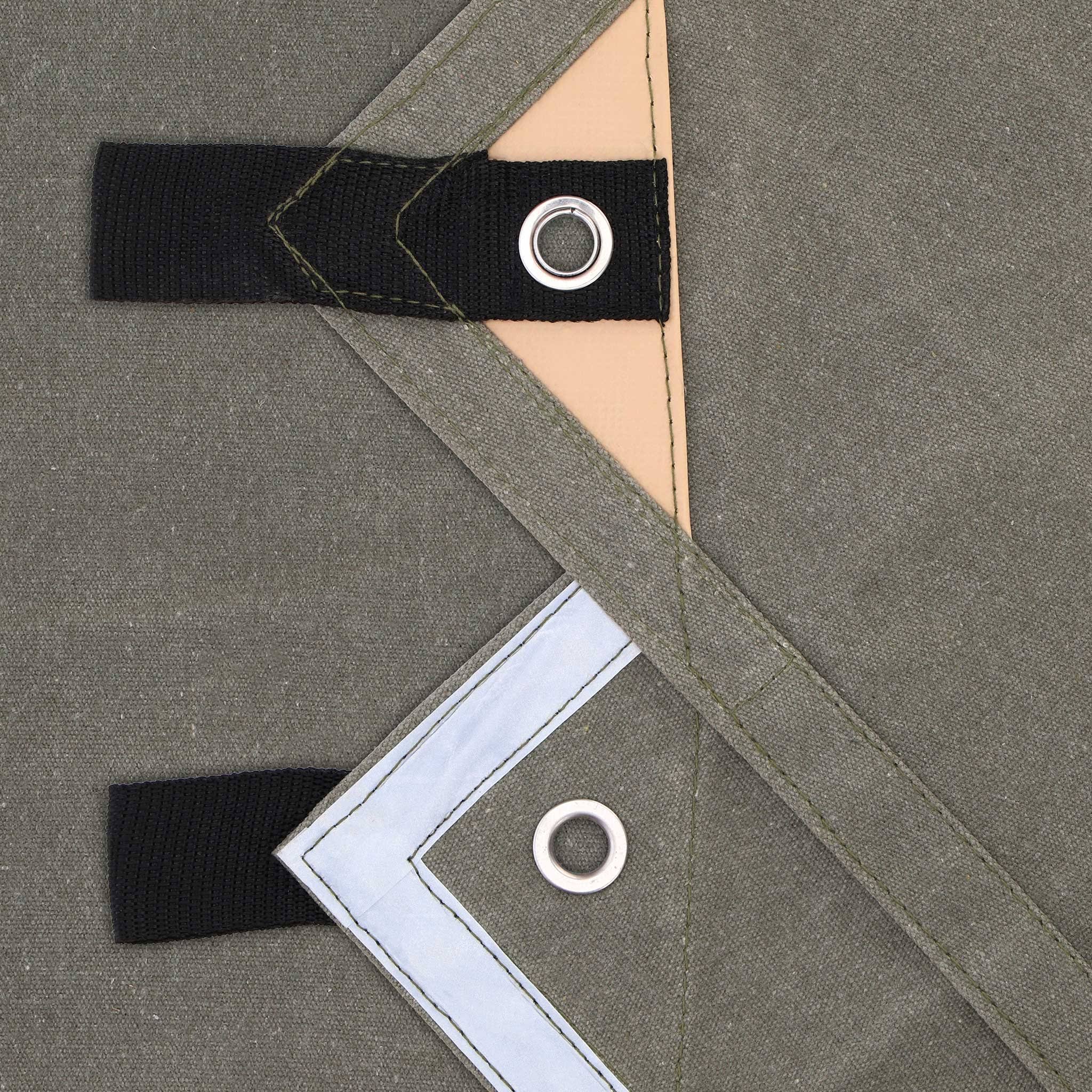 100% Cotton 12' x 16' Heavy Duty Canvas Tarps C657