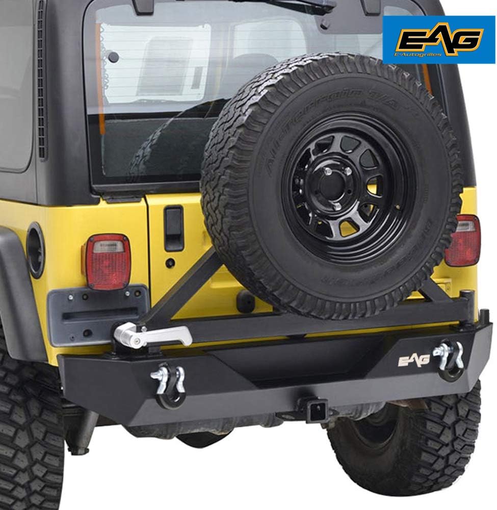 Steel Rear Bumper with Tire Carrier U4661