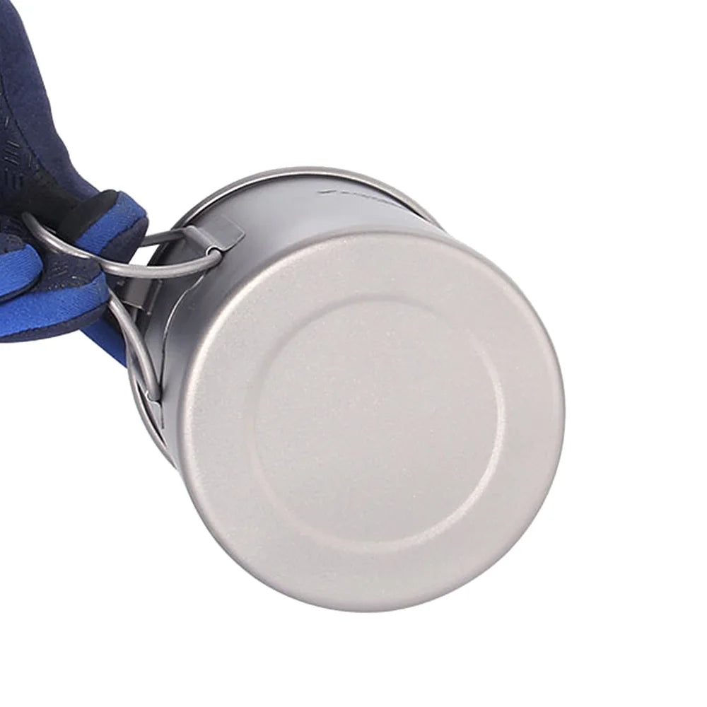 Titanium Cup with Lid and Handle 750ml/900ml/1100ml Z58093