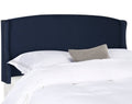 Navy Linen Headboard (Queen) Z5218