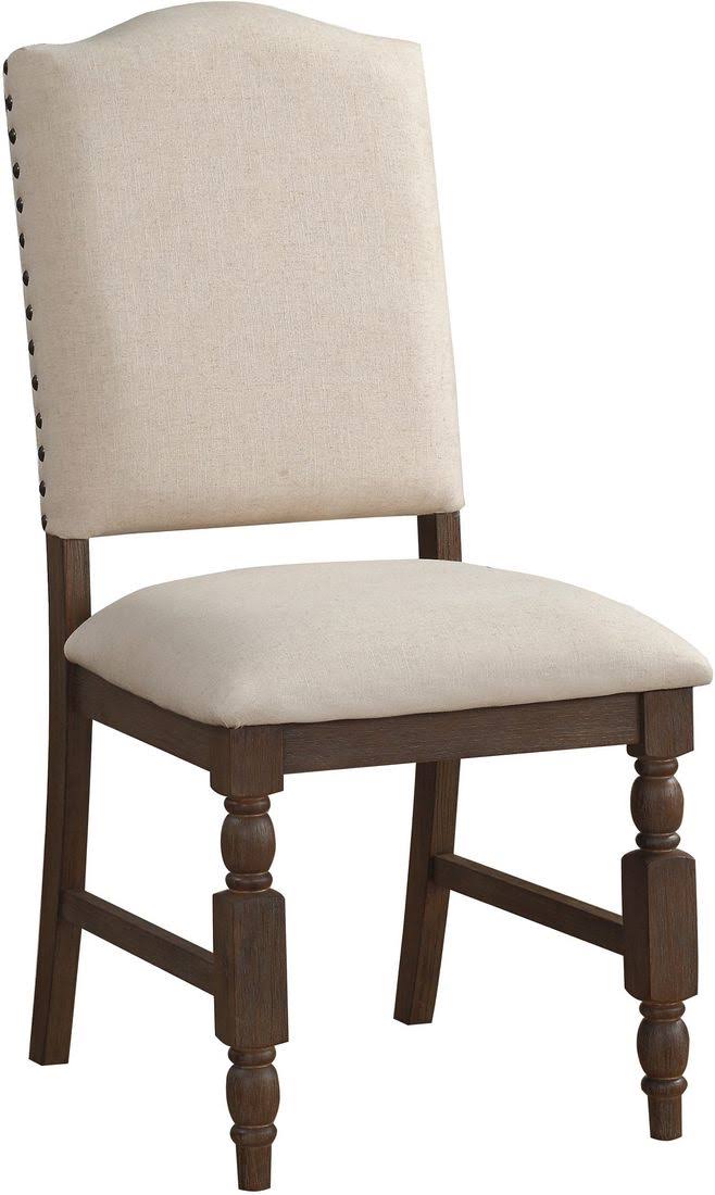 Natural Side Chair Set of 2 C215132
