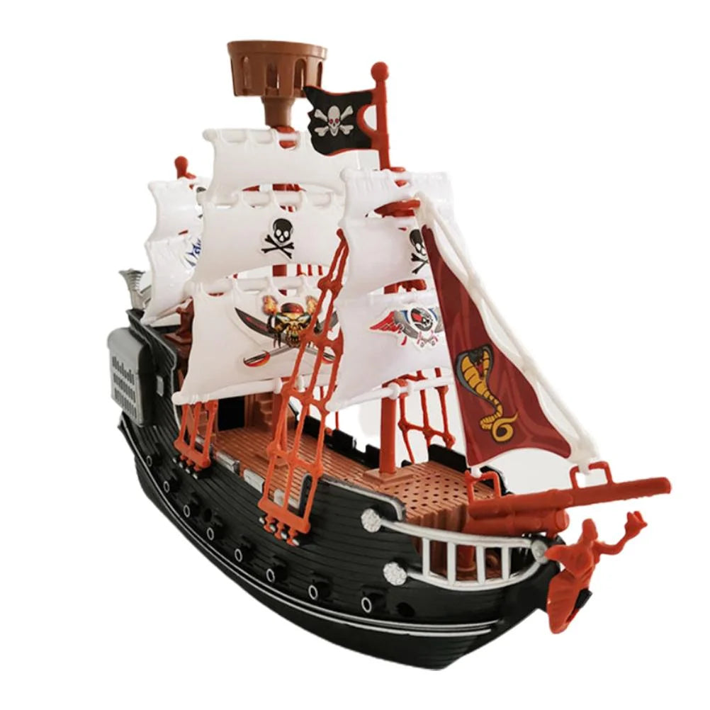 Pirate Ship Pretend Toy Model for Kids N8731