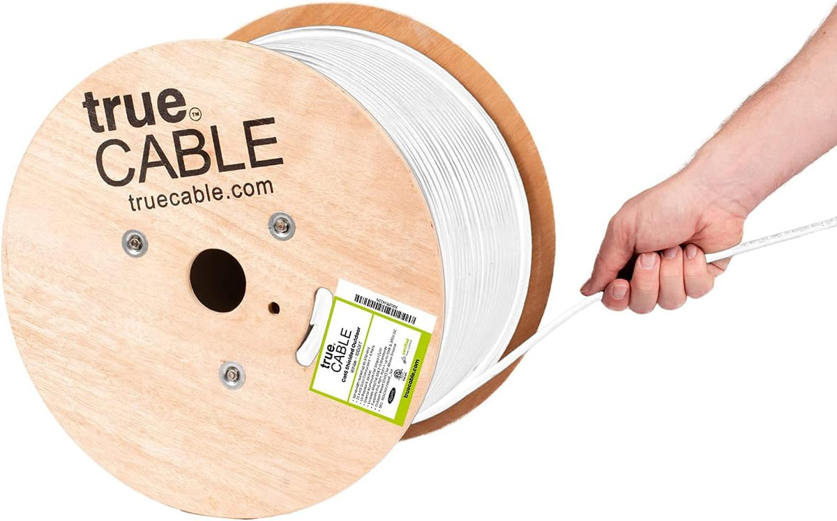 1000ft Shielded Cat6 Outdoor Bulk Ethernet Cable Q88526