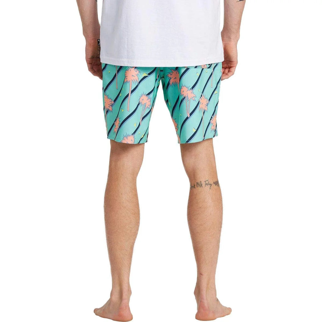 Sea Green 19 Inch Outseam Boardshort A4197