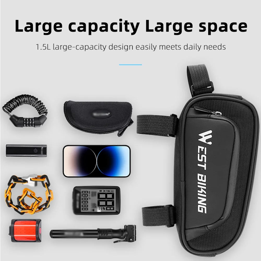 Bike Frame Bag 1.5L Waterproof C80750