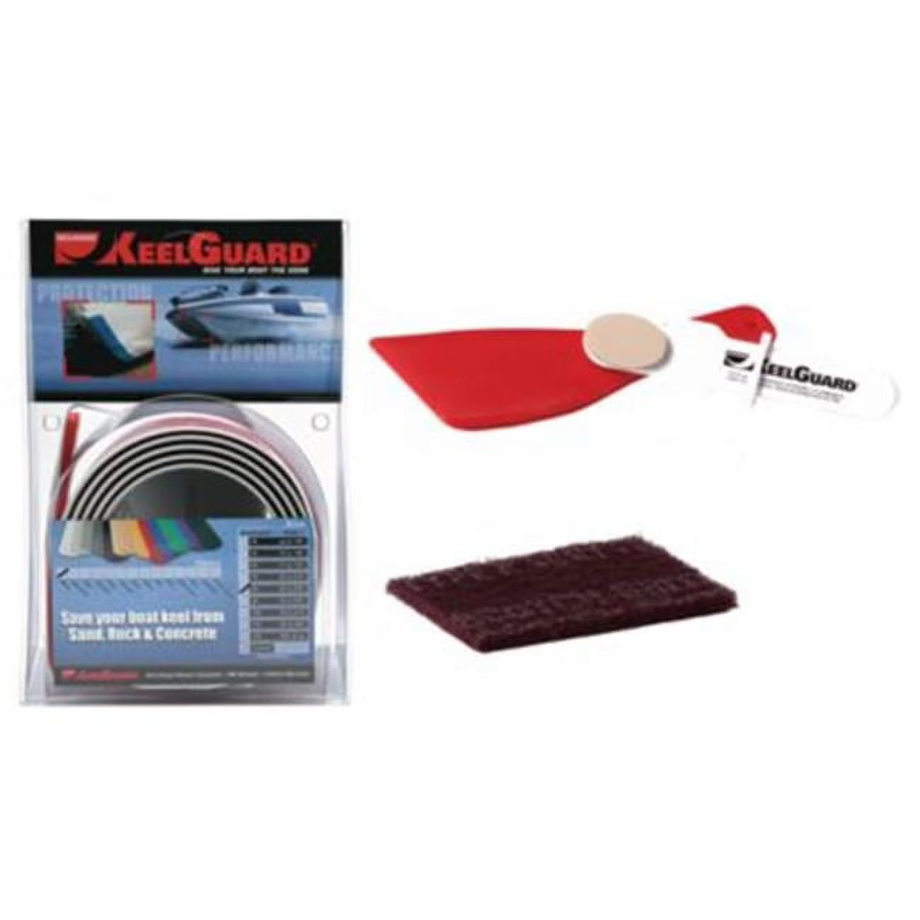 Black Keel Protector for Boat E2035