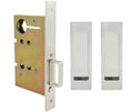 Polished Nickel Passage Pocket Door Lock A31913