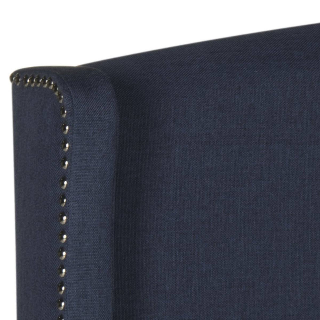 Navy Linen Headboard (Queen) Z5218