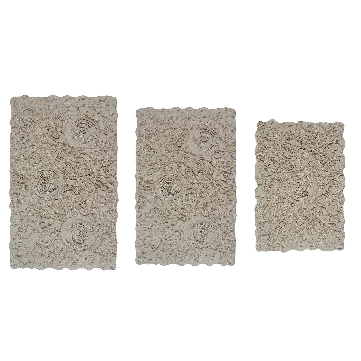 Linen 3 Piece Set Bathroom Rug N123