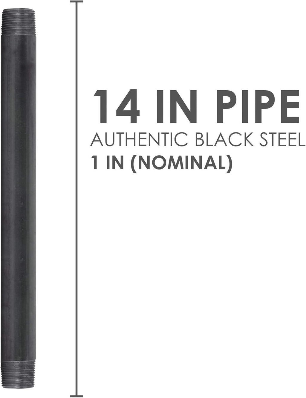 Industrial Steel Grey Cast Iron Pipe Connector, Pack of 2 I7683