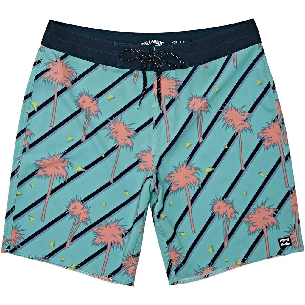 Sea Green 19 Inch Outseam Boardshort A4197