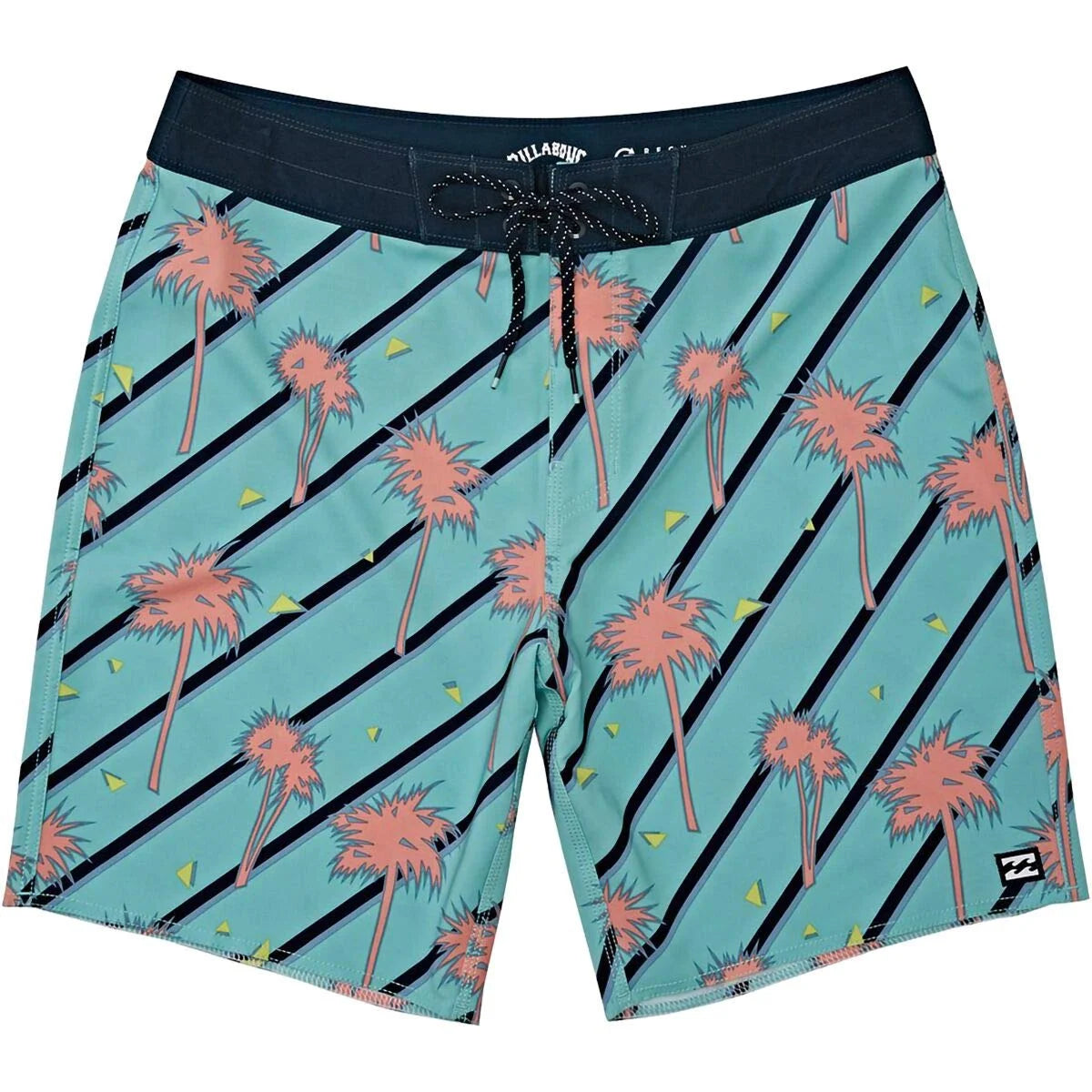 Sea Green 19 Inch Outseam Boardshort A4197
