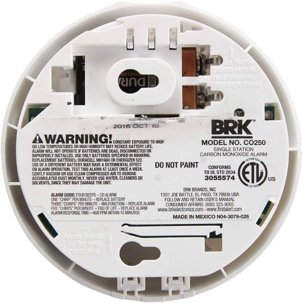 2 Pack Carbon Monoxide Detector Alarm O118791