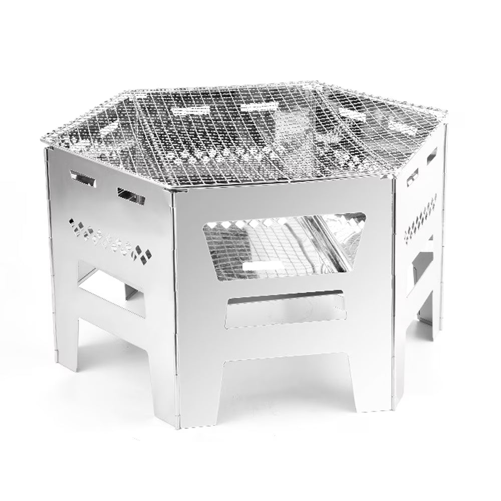 Portable Charcoal Grill Wood Burning Stove H3292