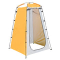Portable Camping Shower Tent with Ventilation Window and Storage Pocket W423