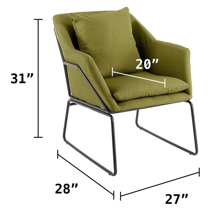 French Pistachio Accent Chair L94375