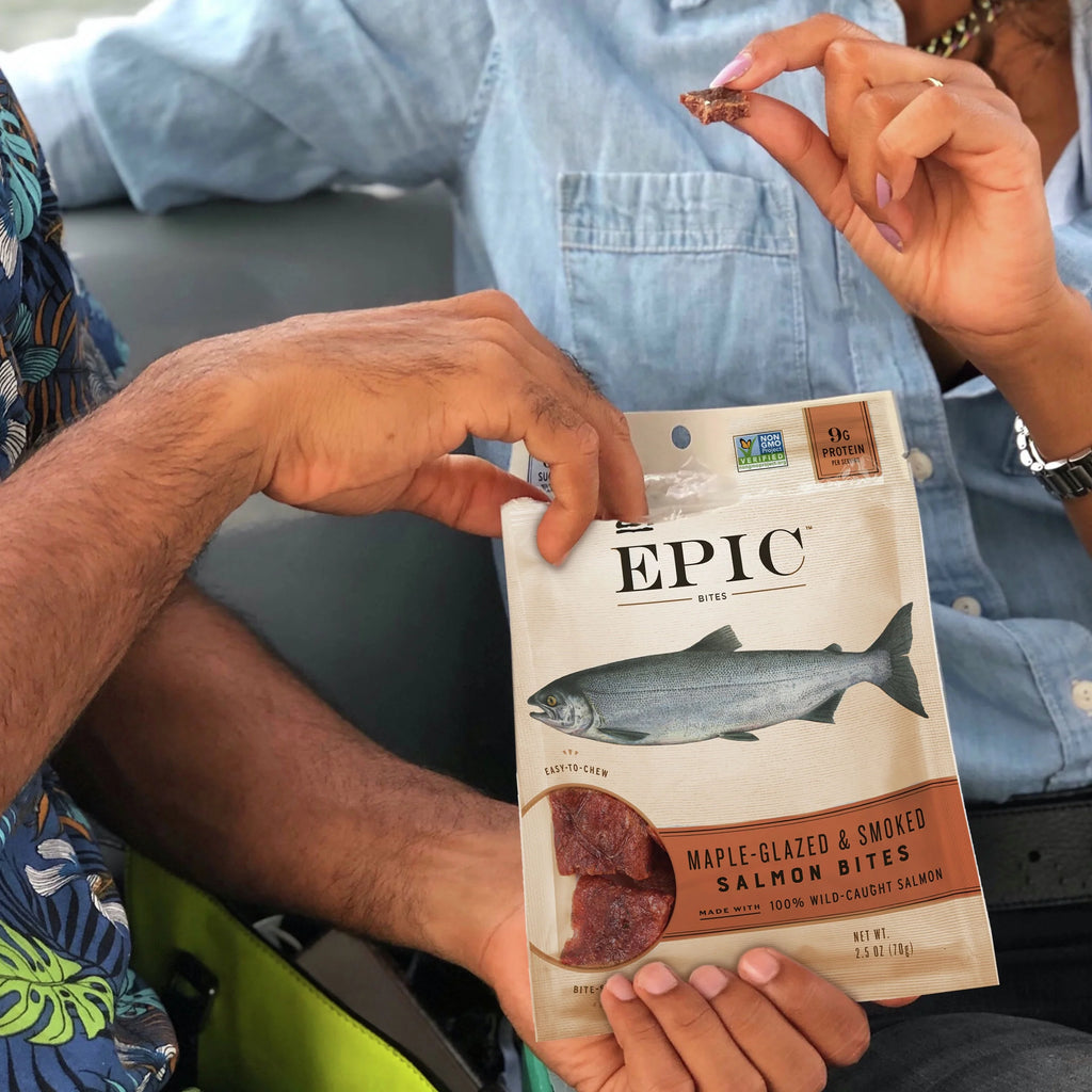 Salmon Bites, Wild Caught, 8 ct, 2.5 oz Pouches H488054
