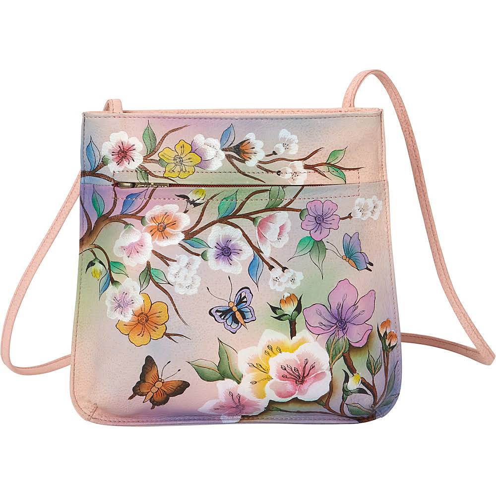 Handpainted Leather Mini X-Body Bag Y8456