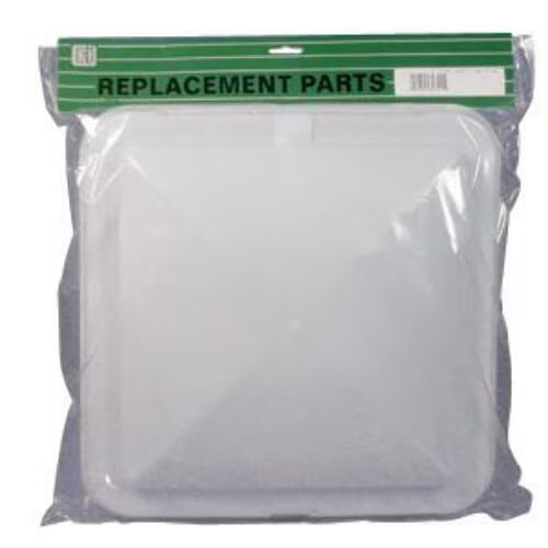 White Non-Hinged Vent Cover C2085