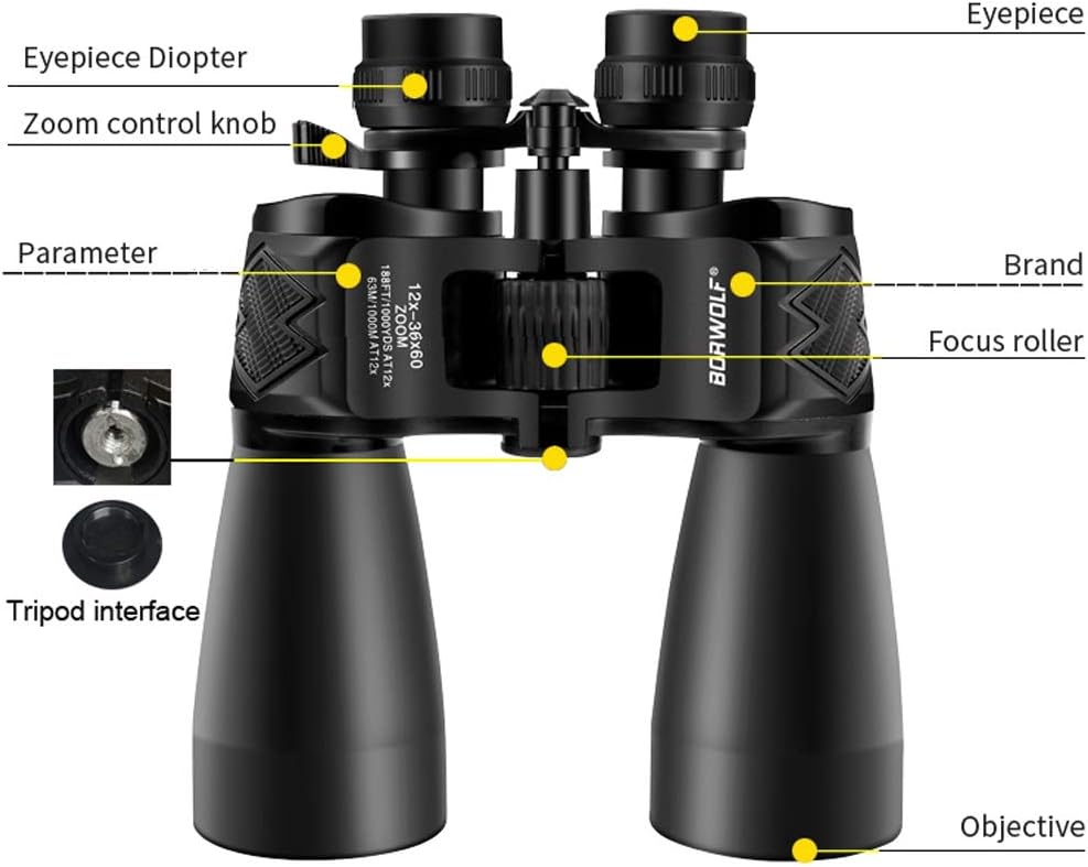12-36X60 High Magnification HD Zoom Binoculars P10343
