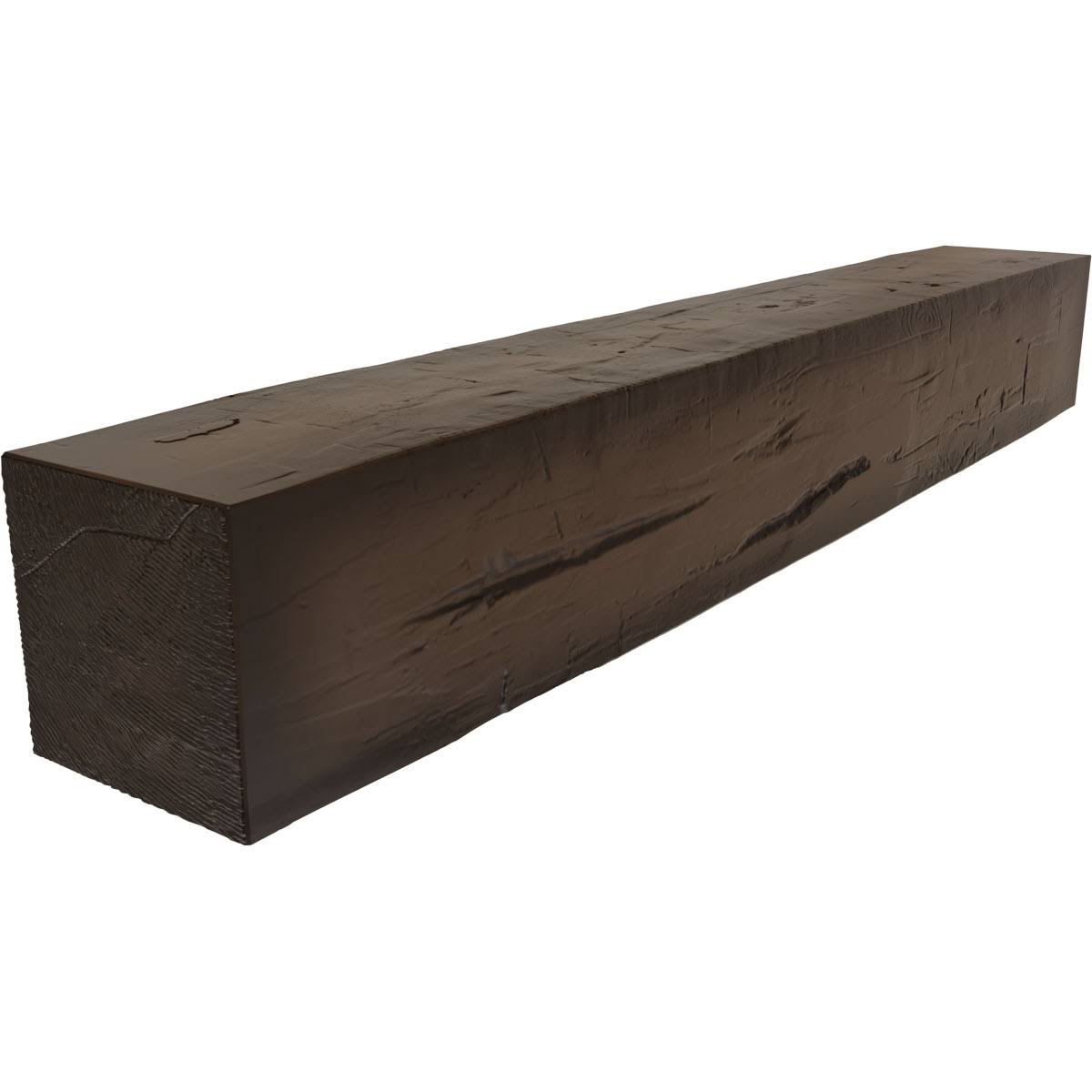 Natural Mahogany Faux Wood Fireplace Mantel T505852