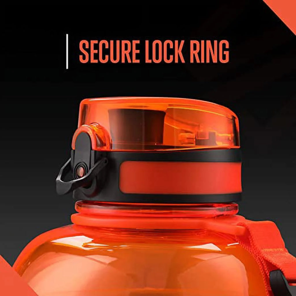 78 Oz Wide Mouth Sports Water Bottle with Carrying Strap R5843