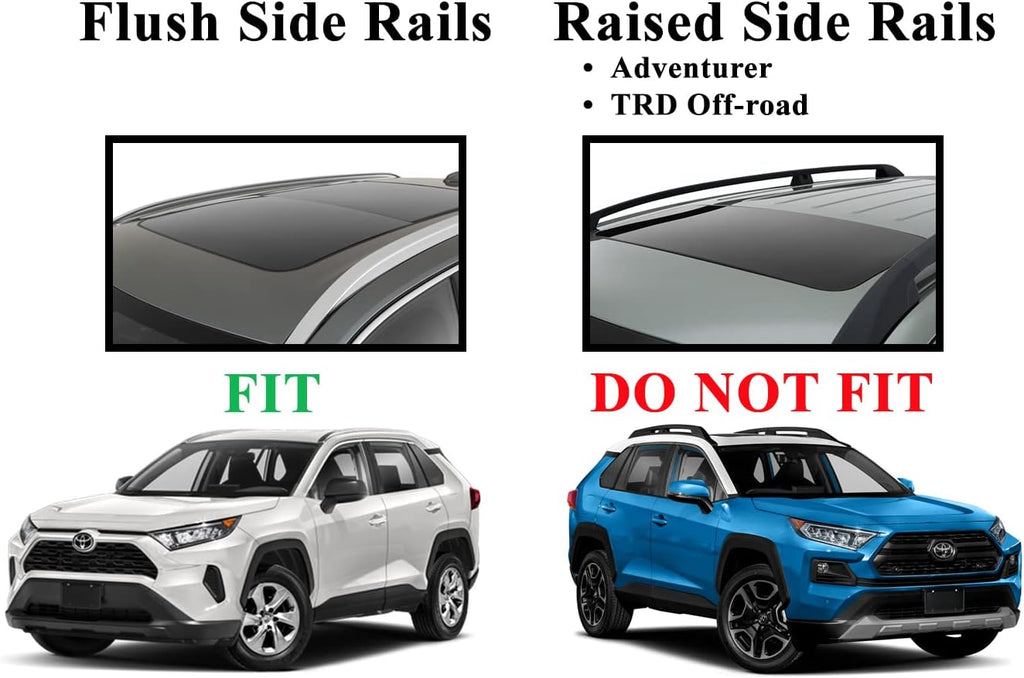 Roof Rack Crossbars for Toyota Rav4 X63619