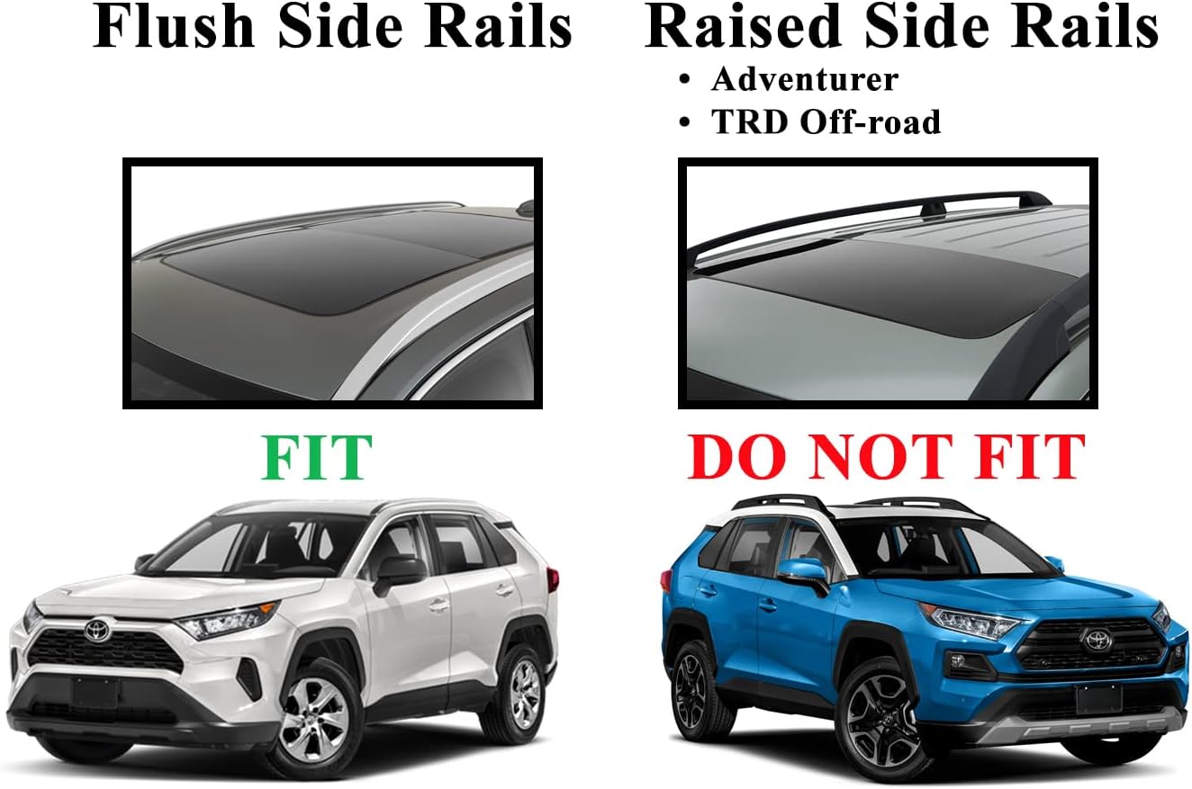 Roof Rack Crossbars for Toyota Rav4 X63619