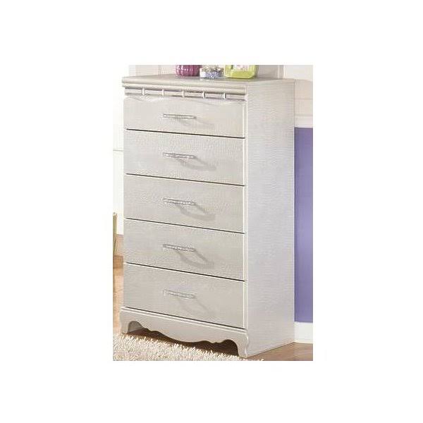 Silver Five Drawer Chest R41264