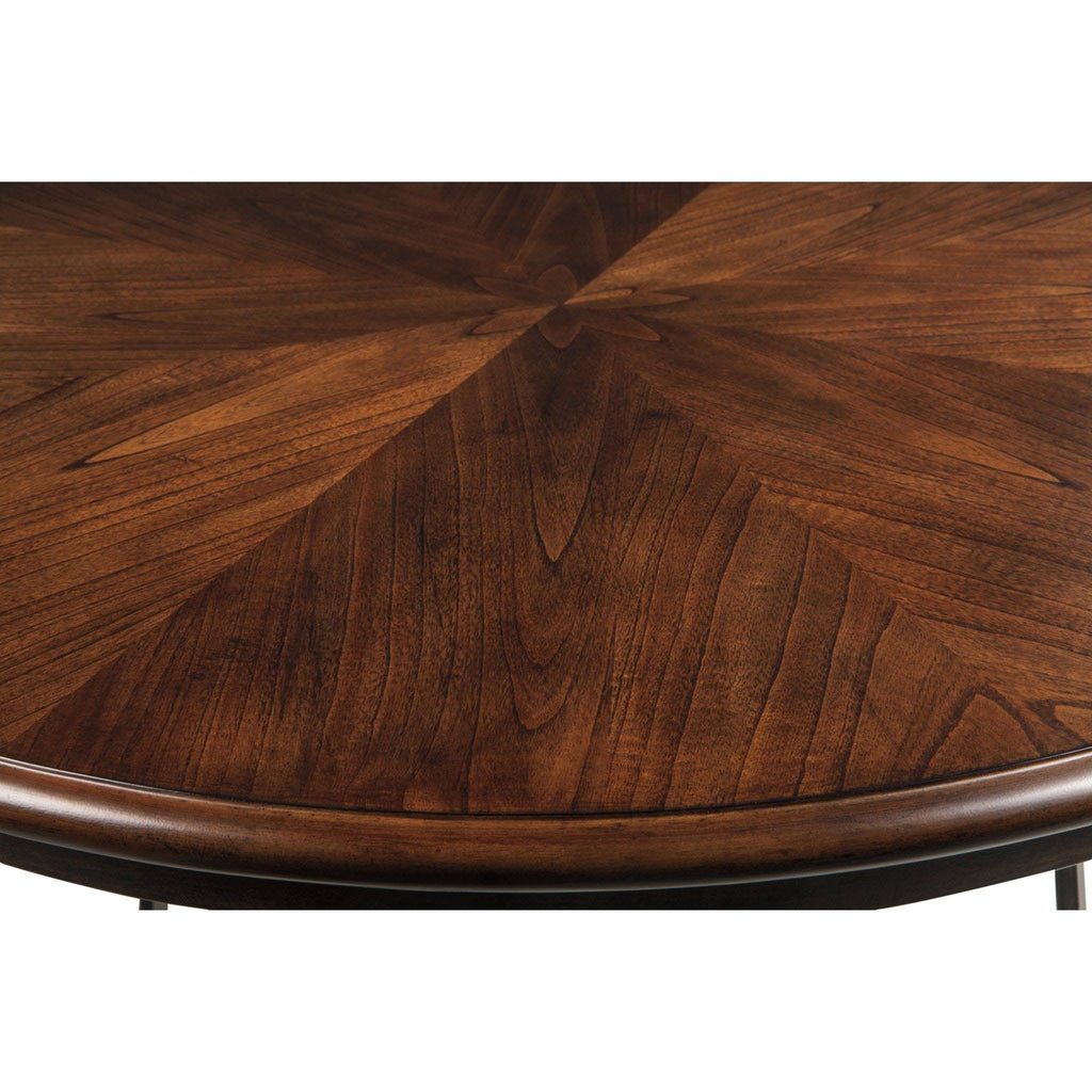 Round DRM Counter Table in Two-Tone Brown X10669