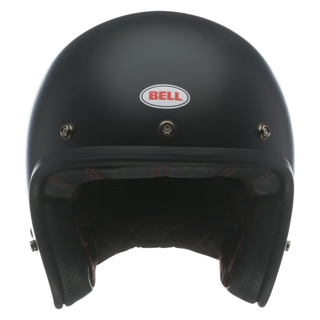 Matte Black Open Face Helmet H1349