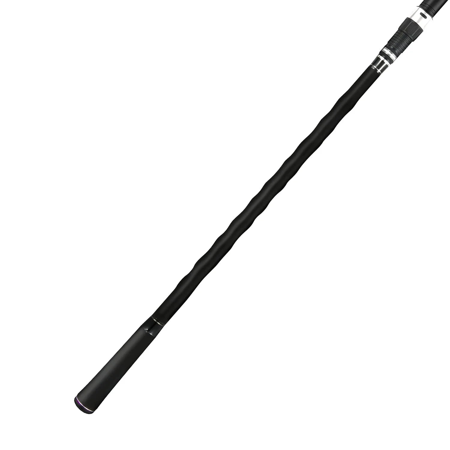 Carbon Fiber Travel Surf Spinning Fishing Rod 2pc Q77655