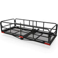Foldable Trailer Hitch Cargo Carrier, Black M164