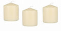 3 x 4 inch Pillar Candles, Set of 12 Y579751