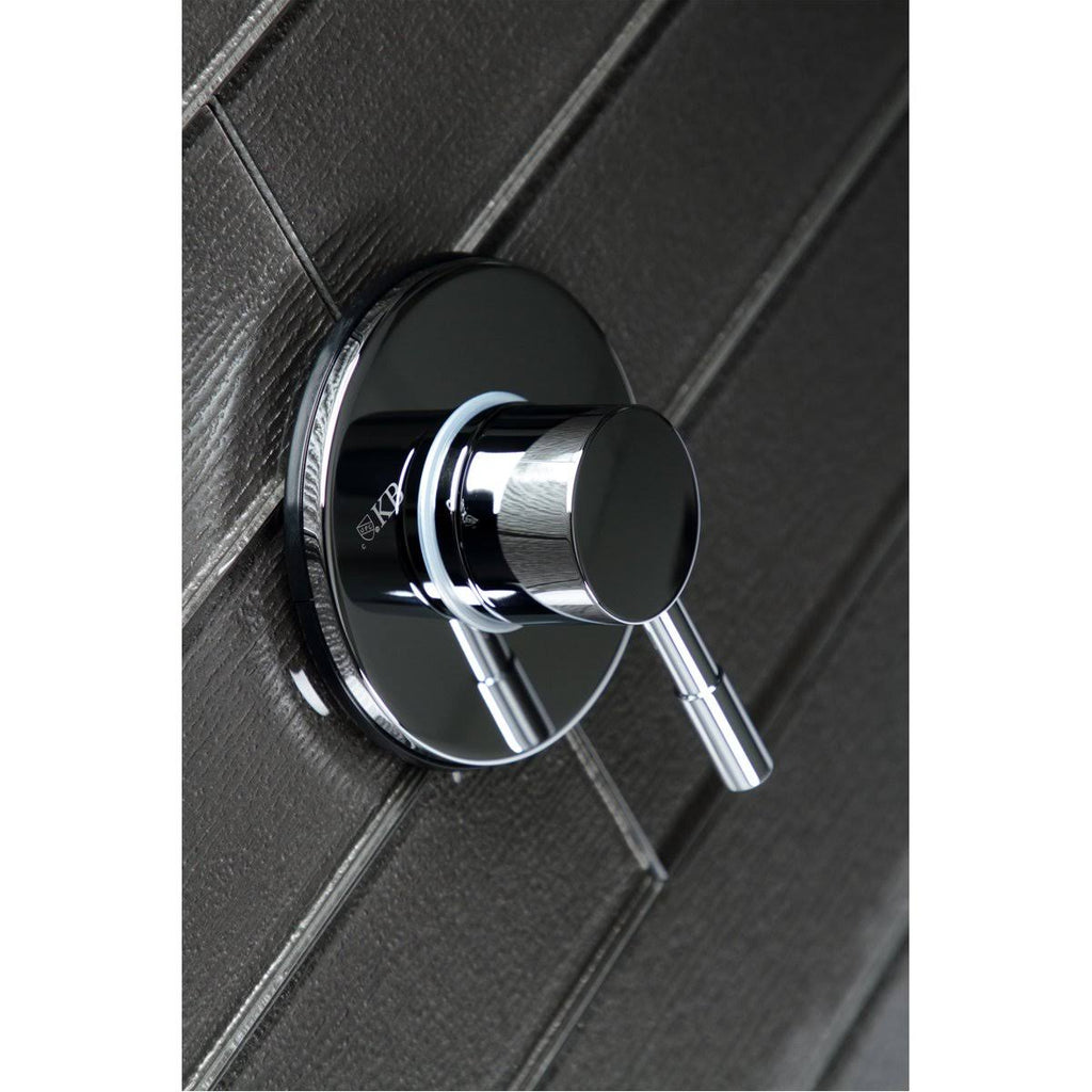 Polished Brass Three-Way Diverter Valve with Trim Kit O89792